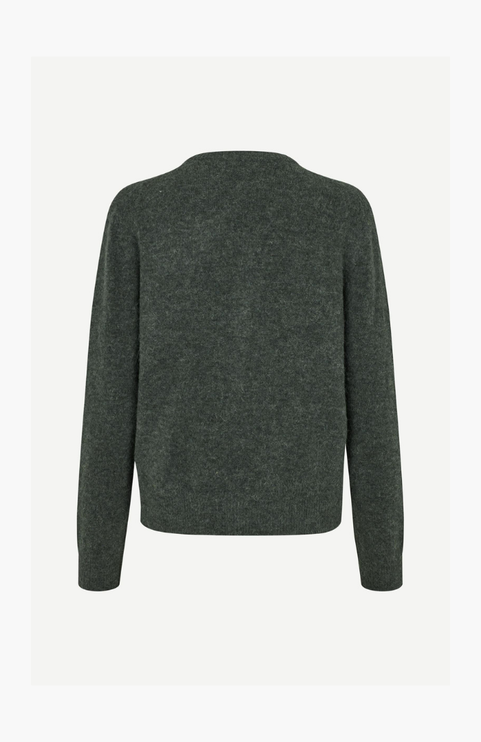 Samsøe Samsøe Dark Evergreen Mel. Nor Short Cardigan