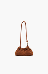 Ba&sh Cognac June Clutch