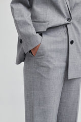 Second Female Light Grey Melange Evali Classic Trousers