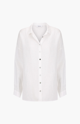 Morrison White Linen Jaxon Shirt