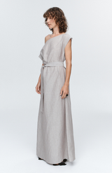 Marle Chocolate Stripe Oscar Dress