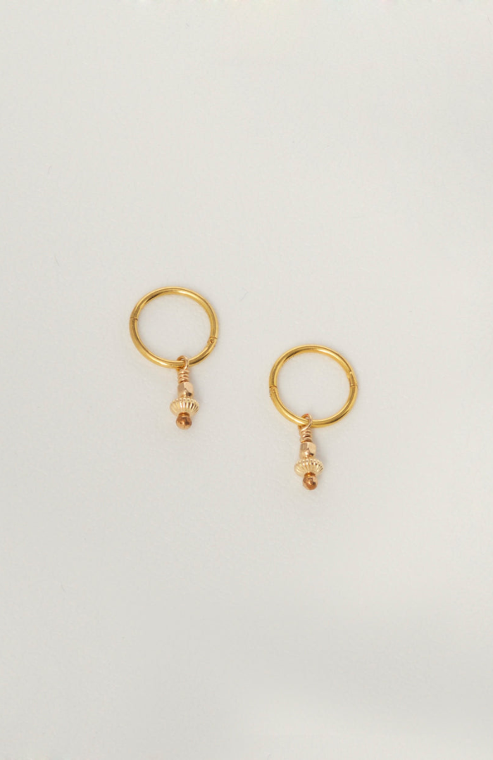 Charlotte Penman Gold Liliane Hoop Earrings