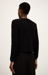 Ba&sh Noir Gaspard Cardigan