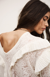 Ba&sh Lucas Ecru Jumper