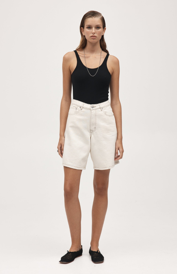 Marle Ecru Relaxed Jean Short