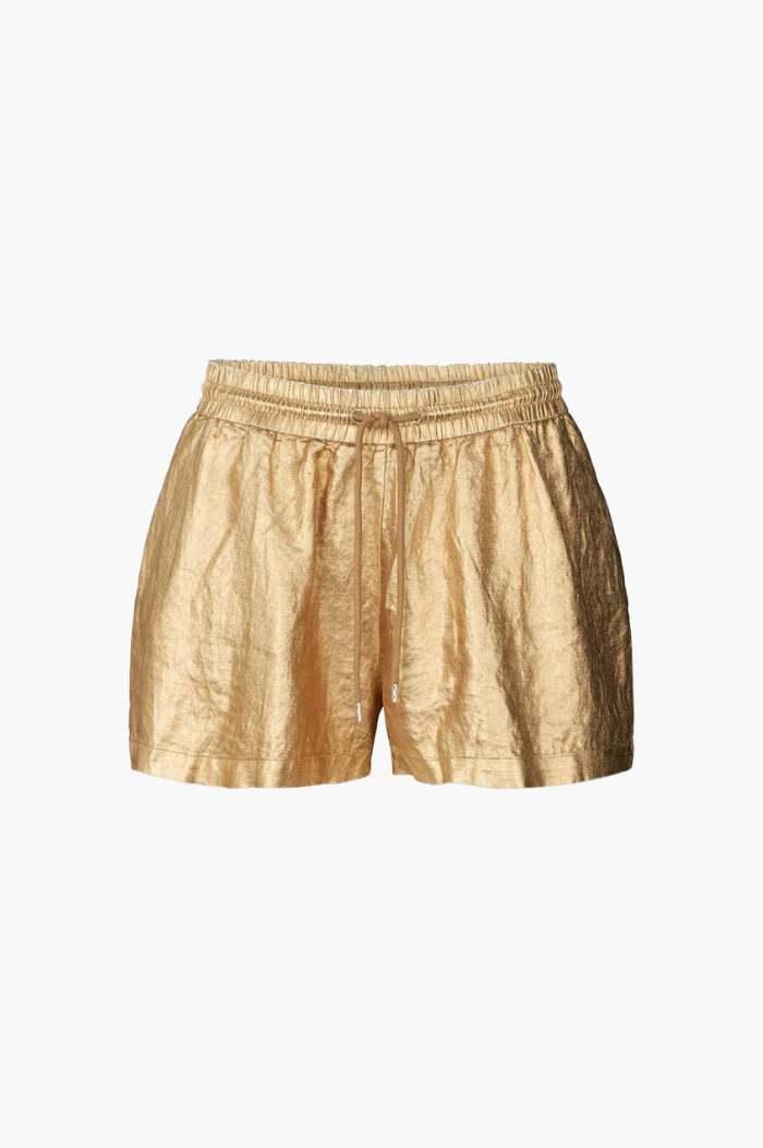 Shop Rabens Saloner Gold Olu Short Online | True Store