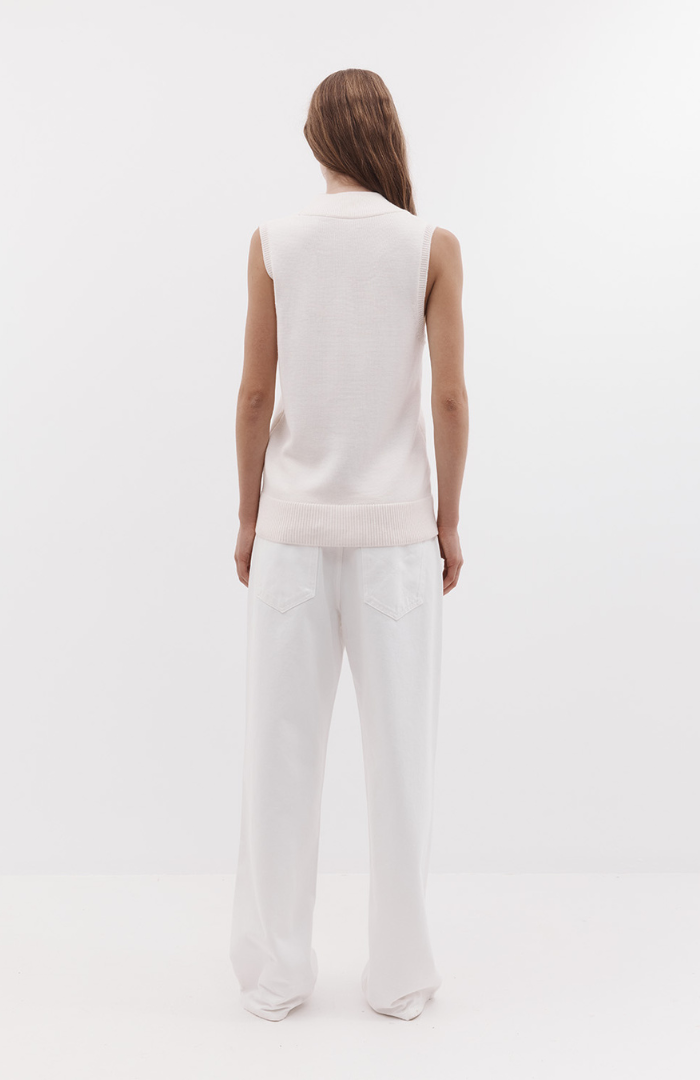 Rebe Ivory Maison Merino Vest