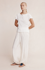 Marle Ivory Lill Knit Tee