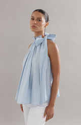 Caitlin Crisp Blue Margot Top