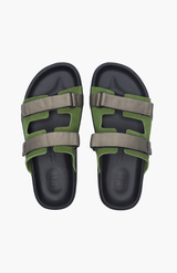 Veja Militar Kaki + Black Suede Arpoador Sandal