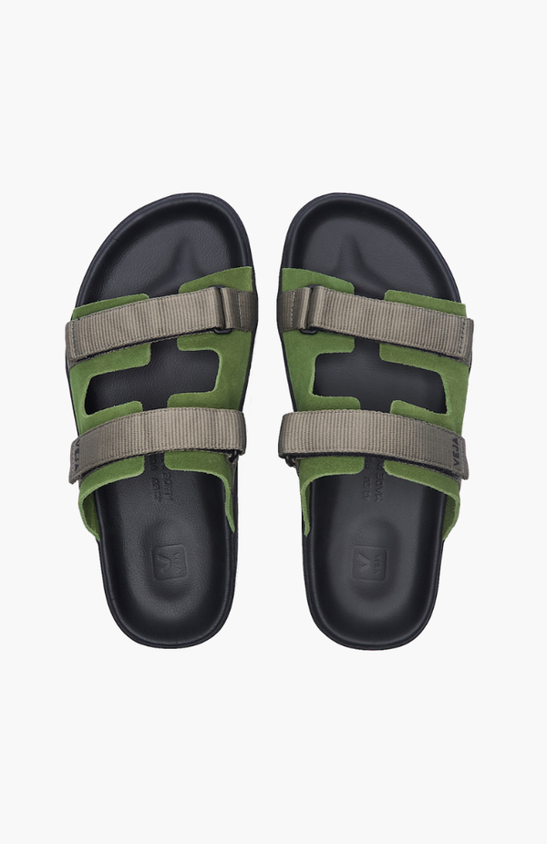 Veja Militar Kaki + Black Suede Arpoador Sandal