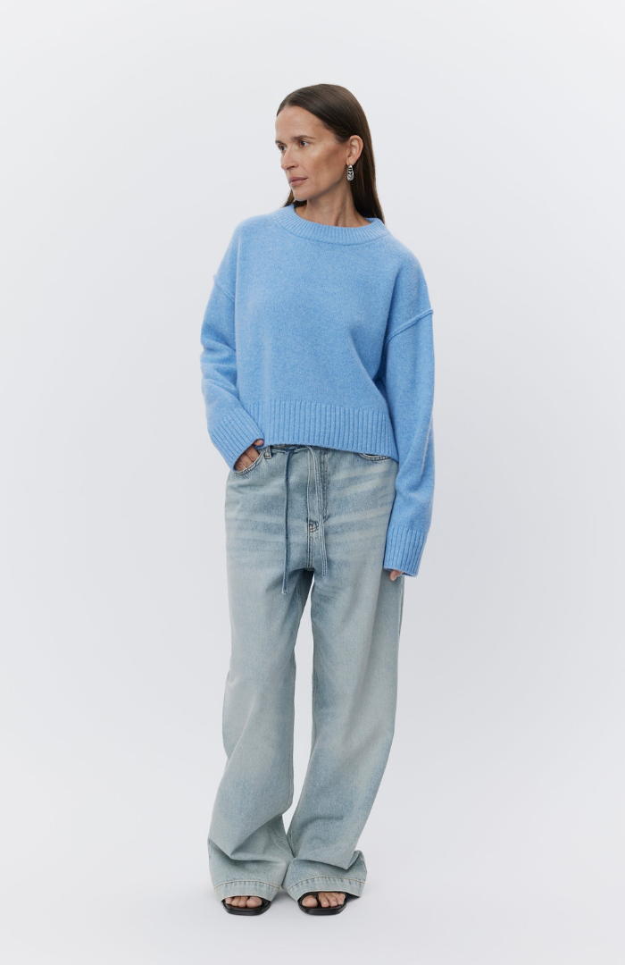 DAY Blue Melange Pullover
