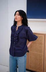 Mahsa Indigo Blue Jane Blouse