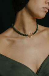 Charlotte Penman Jade + Gold Matariki Necklace