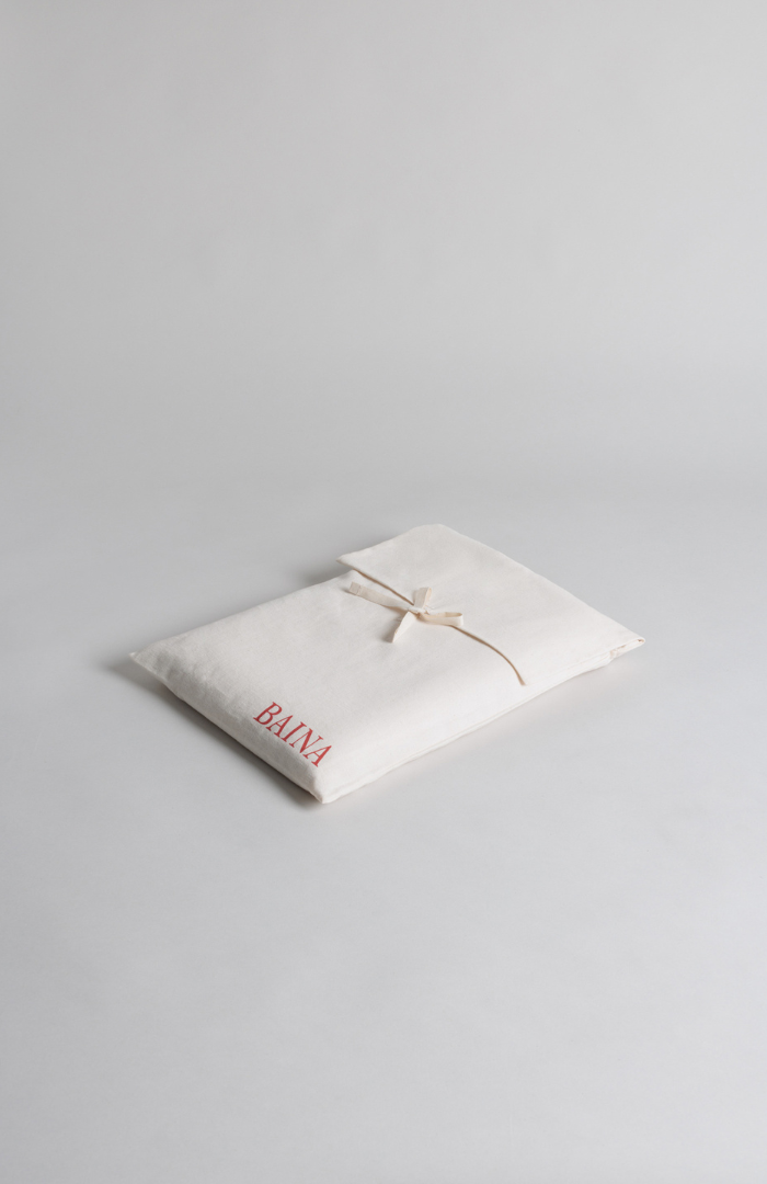 Baina Tabac & Noir Baby Towelling Set