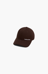 Camilla And Marc Chocolate Thome Embroidered Cap