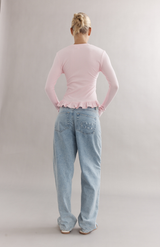 Caitlin Crisp Pink Tutu Long Sleeve