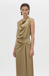 Camilla And Marc Moss Green Delara Maxi Dress