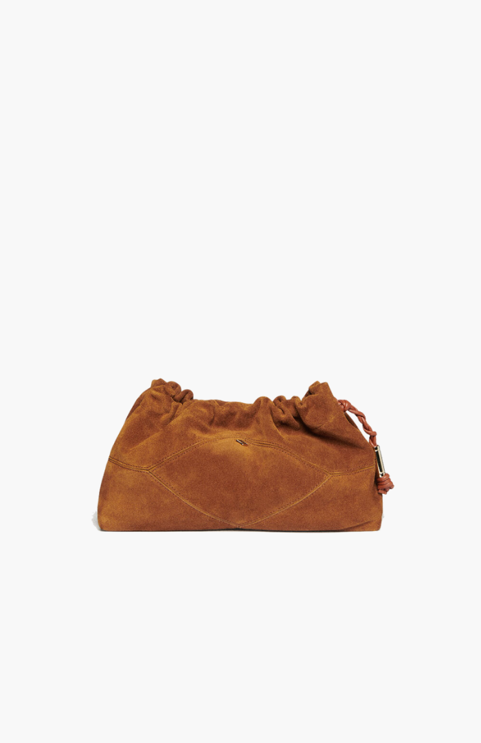 Ba&sh Cognac June Handbag