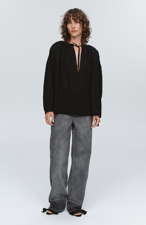 Marle Black Valerie Top