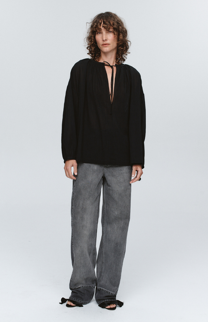 Marle Black Valerie Top