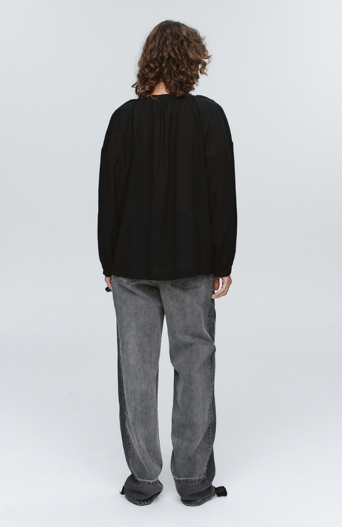Marle Black Valerie Top