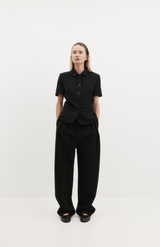 Harris Tapper Black Short Sleeve Bardot Blazer