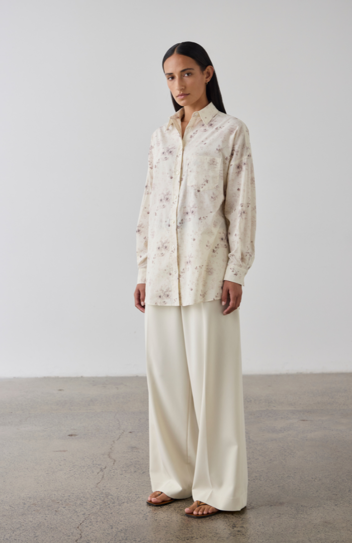 Laing Floral Boyfriend Shirt