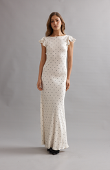 Caitlin Crisp Polka Dot Remi Dress