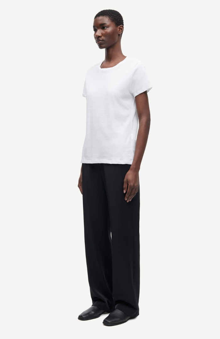 Samsøe Samsøe White Solly Tee