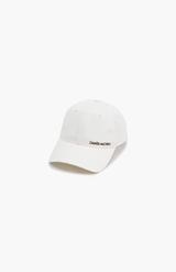 Camilla And Marc Soft White Thome Embroidered Cap