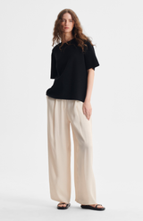 Morrison Black Bennett Knit Tee