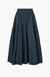 Rabens Saloner Dark Navy Rita Skirt
