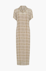 Morrison Print Lucille Tie Dress