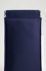 Yu Mei Double Blue Nylon Glasses Case