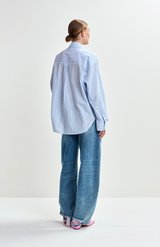 Essentiel Antwerp Jommeke Blue Stripe Shirt