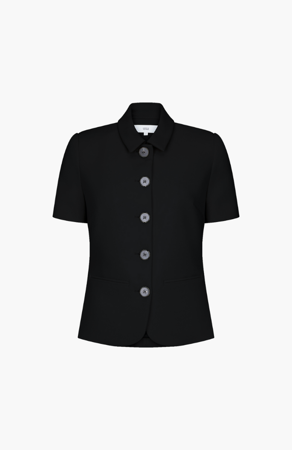 Harris Tapper Black Short Sleeve Bardot Blazer