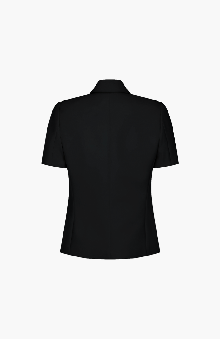 Harris Tapper Black Short Sleeve Bardot Blazer