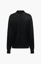 Harris Tapper Black Long Sleeve Orwell Polo