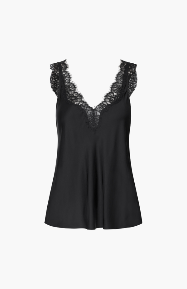 Samsøe Samsøe Black Oyster Salacy Top