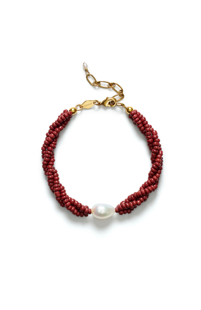 Anni Lu Deep Burgundy Rodeo Bracelet