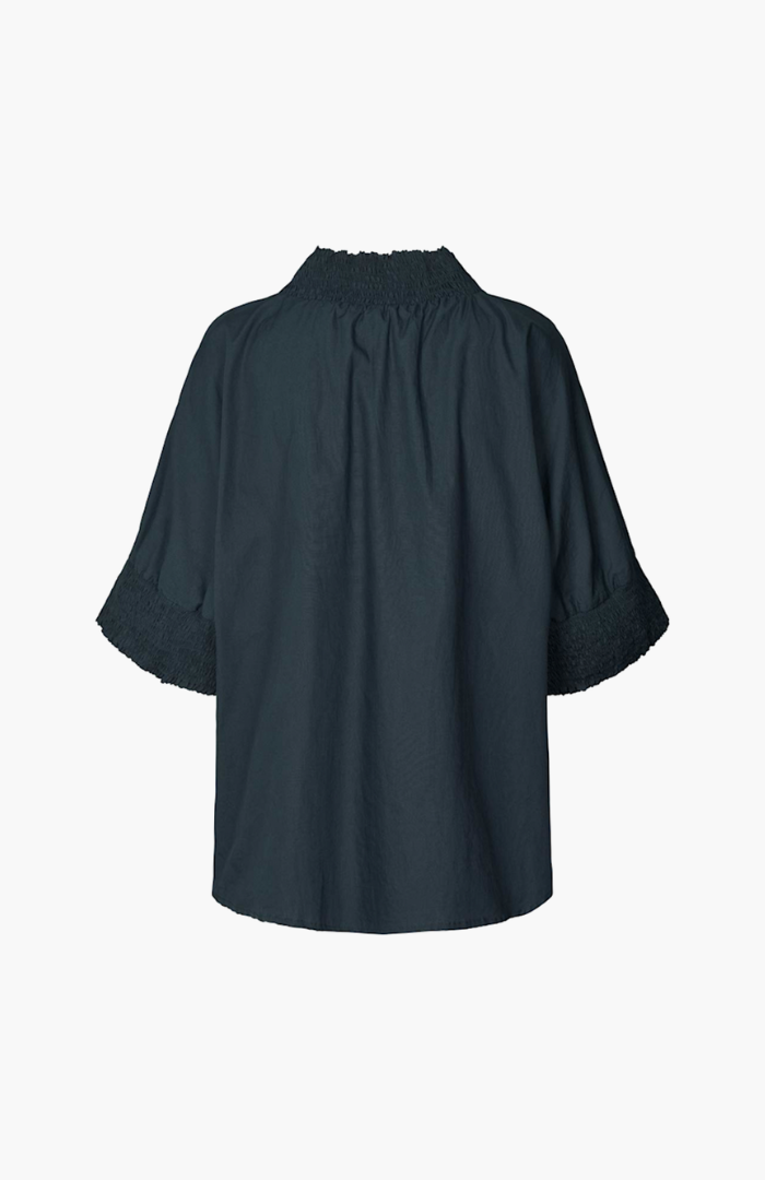 Rabens Saloner Dark Navy Oona Blouse