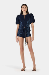 Hansen & Gretel Tropicana Denim Jacques Denim Shortie