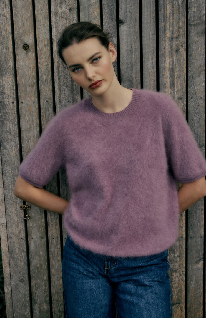 Laing Iris Brushed Cashmere T-Shirt