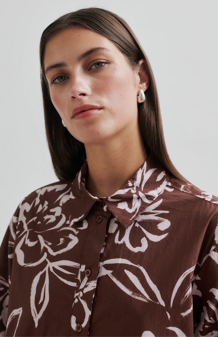 Second Female Cappuccino Bloem Tunic Dress