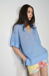 Aleger Surf N.2305 Open Stitch Polo Top