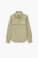 Ba&sh Kaki Lilina Shirt