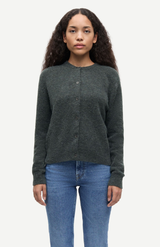 Samsøe Samsøe Dark Evergreen Mel. Nor Short Cardigan