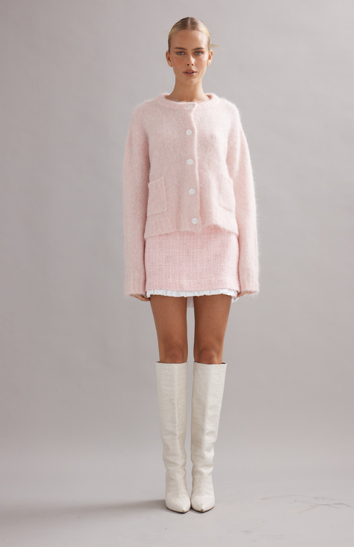 Caitlin Crisp Pink Alfie Cardigan