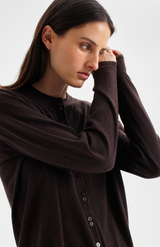 Morrison Espresso Margot Knit Cardigan